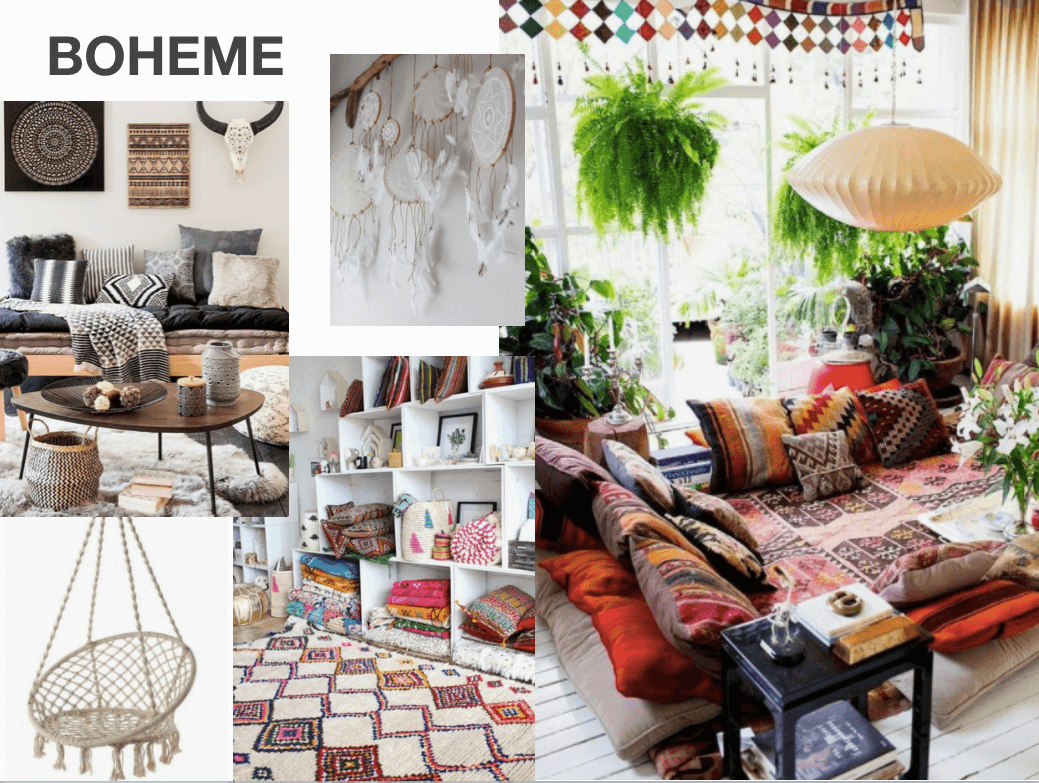 style de decoration boheme