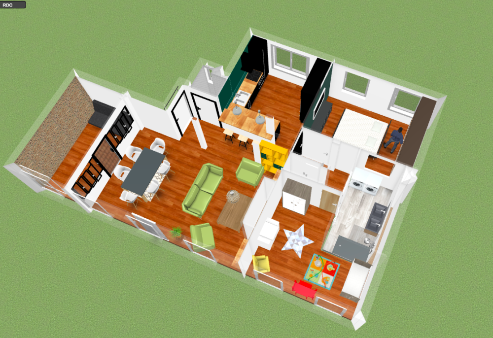 rénovation entière -plan 3D