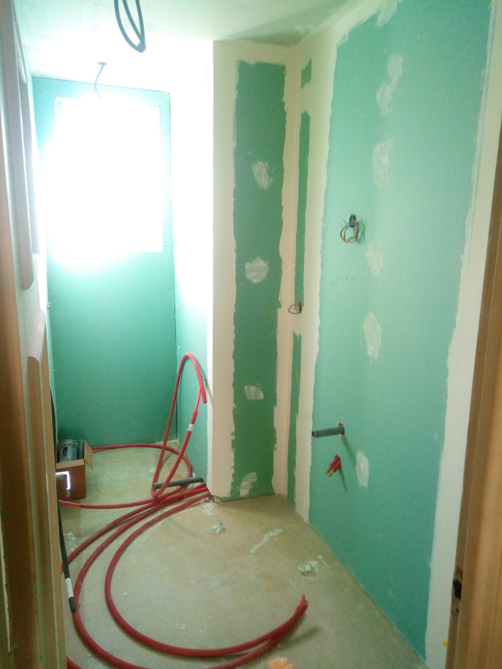 Salle de bain - Pendant travaux