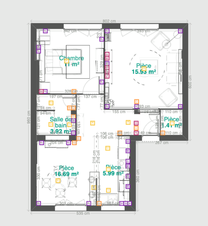 plan 2D Rénov In 3D